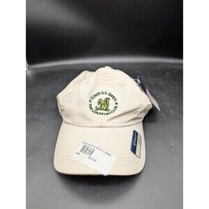 Ahead 122nd US Open The Country Club Brookline Mass Cotton Golf Hat Tan NWT